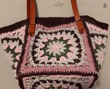 Borsa Borsetta Summer Bag Da Donna In Cotone All'uncinetto Handmade Artigianale 