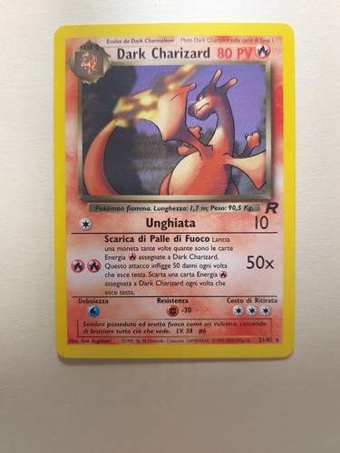 Carta pokemon dark - carta,