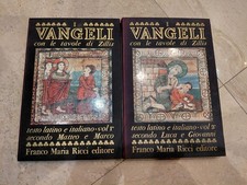 I VANGELI TAVOLE DI ZILLIS 2 VOLUMI- FRANCO MARIA RICCI RARO NG