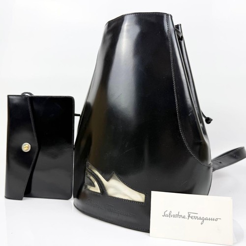 Zaino salvatore ferragamo nero - salvatore,