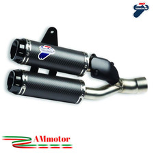 Coppia Scarico Termignoni Ducati Monster 821 2015 Silenziatore Moto Racing