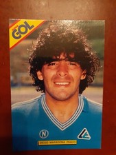 Supergol cartolina Maradona + adesivo
