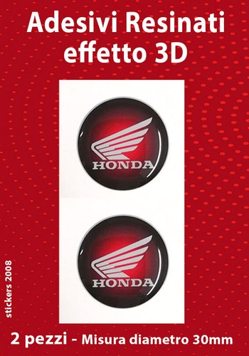 Adesivi resinati honda - adesivi, 3d
