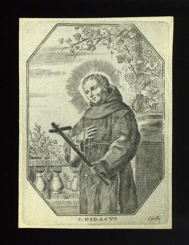 Santino pergamena 1600 - santino,
