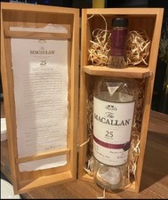 Bottiglia vuota Macallan 25
