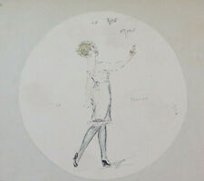 RITRATTO FEMMINILE FIGURA INTERA FRANCIA INIZIO 900 FIRMATO QUADRO BM53.5b