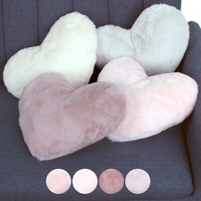 Cuscino morbido cuore peluche