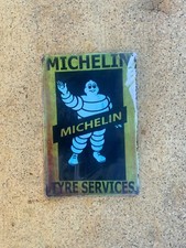 Insegna in metallo Michelin Tyre Services, 20x30 cm, vintage