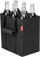 Borsa Porta Bottiglie Acqua - Portabottiglie Con 6 Scomparti per Bottiglie Da 1L