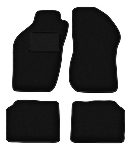 Tappetini velluto nero alfa - tappetini, in