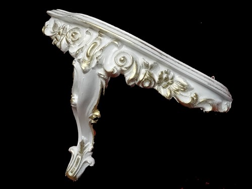 Console barocco bianco oro - console,