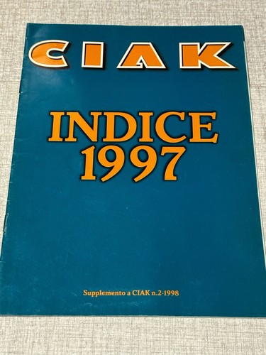 Rivista ciak indice - indice, 1997