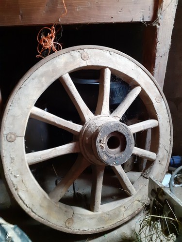 Ruota carro antica - ruota,