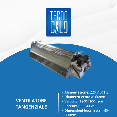 Ventilatore tangenziale motore - ventilatore,