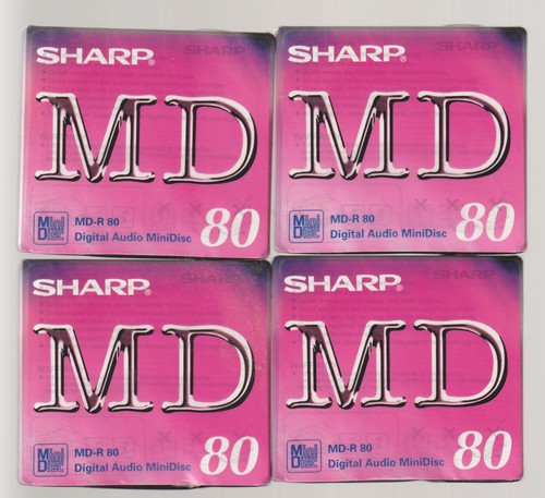 Minidisc sharp 80x4 nuovo - sharp,