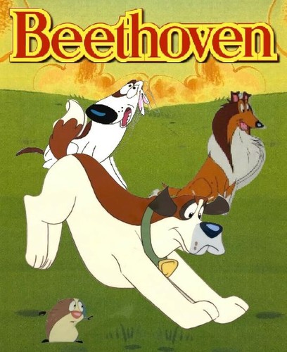 Beethoven dvd serie animata - beethoven,