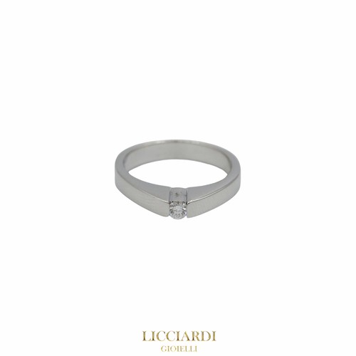 Anello solitario uomo - , oro