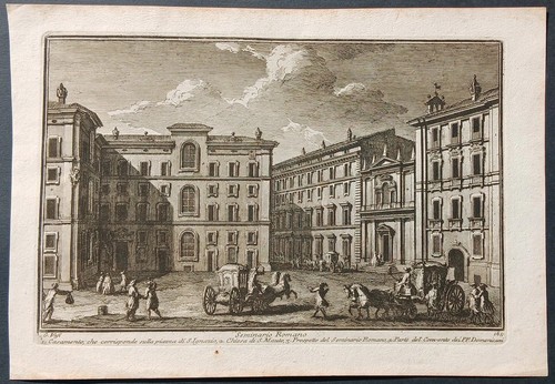 Stampa antica giuseppe vasi - giuseppe,