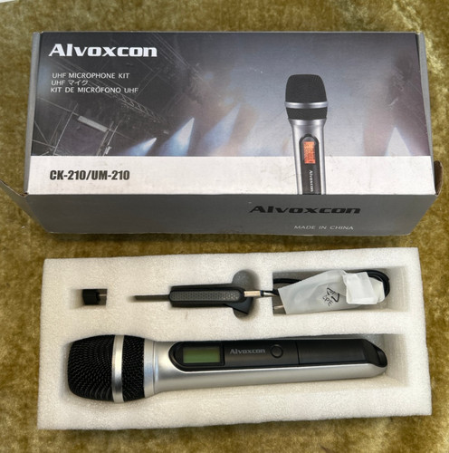 Alvoxcon kit microfono - microfono, uhf