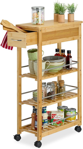 Carrello cucina con - con, ruote