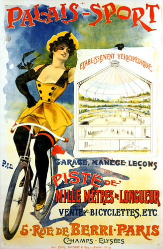 Palais sport poster - poster, bicicletta