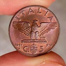 5 CENTESIMI 1937 IMPERO FIOR
