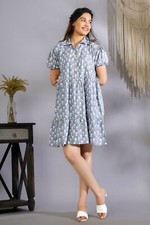 Donna Cotone con Bottoni Mano