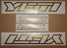 4 DECALCOMANIE / ADESIVI YETI