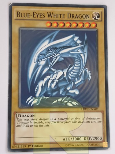 Drago bianco occhi blu - drago,