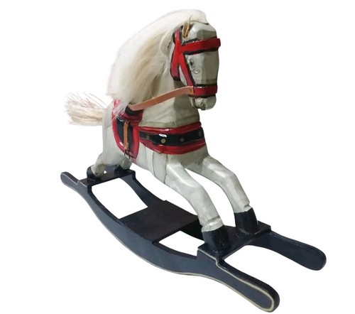 Cavallo dondolo legno - cavallo,