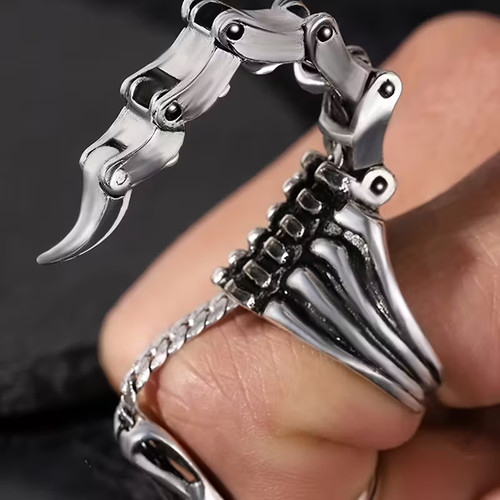Anello scorpione link - anello, coda