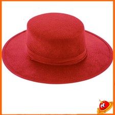 Cappello a Tesa Larga Rosso