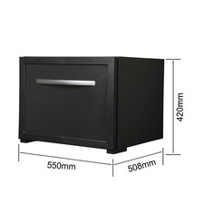 SMETA 2 Way Frigo Auto 45L Frigo 12V/220V Frigorifero Camper con doppio cassetto