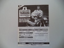 advertising Pubblicità 1987 XT CHALLELEGE CHESTERFIELD SCOUT e YAMAHA DT 125