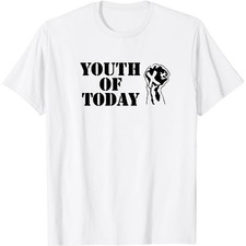 GIOVENTÙ DI OGGI T-SHIRT nuova taglie S M L XL XXL colori nero bianco