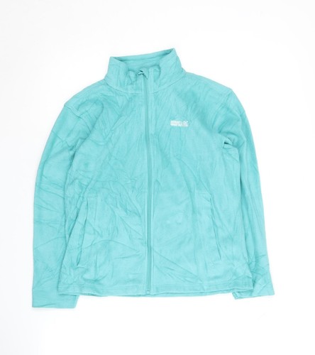 Giacca pile blu regata bambina