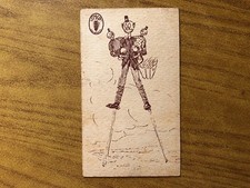 CARTOLINA ANTICA CARTELLA TOMBOLA SPIGA N. 14 Anni ‘30 OO