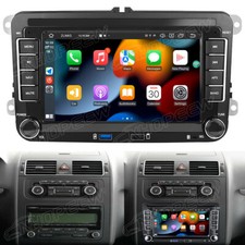 Per VW Polo 9N Golf 4 Passat B5 T5 Android 15 autoradio GPS NAVI BT Carplay 64 GB
