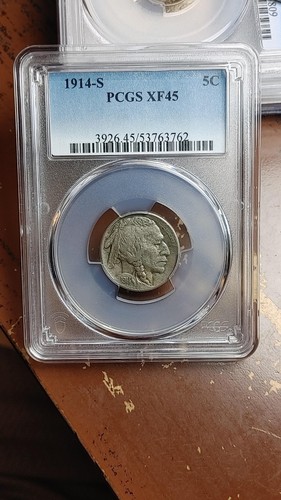 1914 buffalo nickel pcgs - 1914, s