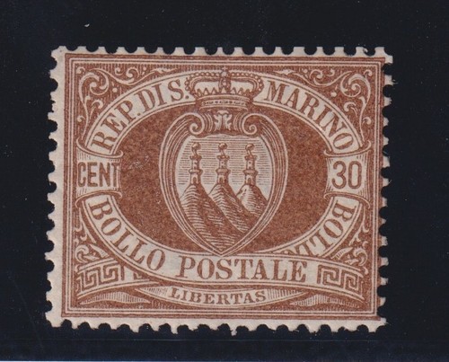 San marino 1877 stemma - san, 30