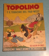 Topolino Albo d'Oro anteguerra originale numero 8 agosto 1937  buone condizioni