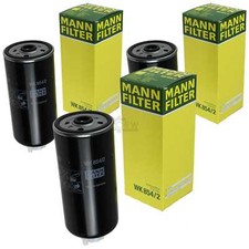 3X Original MANN-FILTER Filtro Carburante WK 854/2