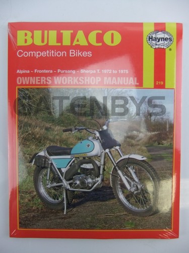 Bultaco haynes manuale alpina - haynes,
