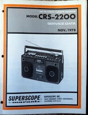 Superscope Model CRS-2200 -