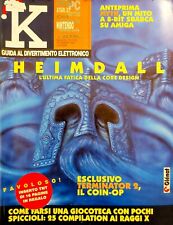 Rivista videogame K n° 12 DICEMBRE  1991 retrogame Vintage Atari amiga pc Rara
