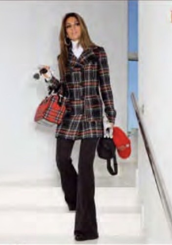 Denny rose cappotto scozzese - denny,