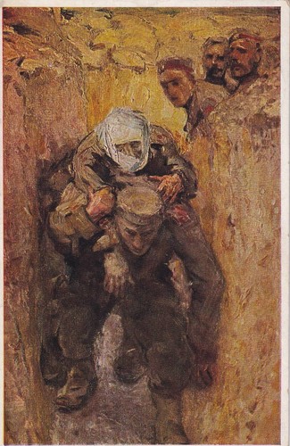 Cartolina artista compagni - artista,