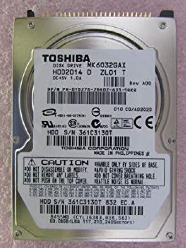 Toshiba mk6032gax 0td276 60gb - mk6032gax,