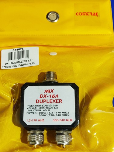 Filtro duplexer vhf uhf - filtro, hf/vhf-uhf