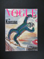 Originale VOGUE PARIS 1988 moda vintage fashion PAR AKIRA KUROSAWA Japan FR